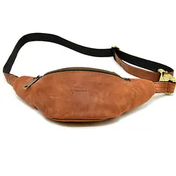 Чоловіча шкіряна сумка-бананка TARWA 11×28×6 см sum0025651 - мініатюра 3