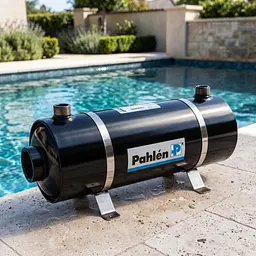 Теплообмінник для басейну Pahlen Hi-Flow 28 кВт спіральний з нержавіючої сталі - мініатюра 4