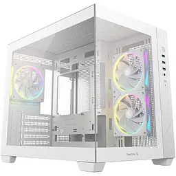 Корпус Deepcool CG330 3F White без БЖ (R-CG330-WHNGM3-G) - мініатюра 1