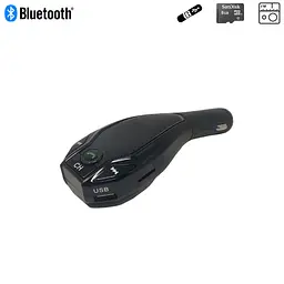 ФМ модулятор у машину FM MOD. X7 BT модулятор Bluetooth чорний автомобільний трансмітер - мініатюра 2
