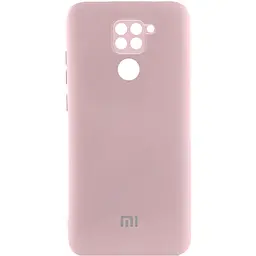 Чохол Lakshmi Silicone Cover Full Camera (AAA) with Logo для Xiaomi Redmi Note 9 / Redmi 10X Рожевий / Pink Sand