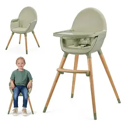 Стільчик для годування 2 в 1 Kinderkraft Fini 2 Green (KHFINI02GRE0000) - мініатюра 2