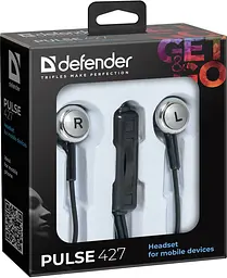 Гарнітура Defender Pulse 427 Black/Silver (63427) (6232787) - мініатюра 3