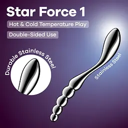 Металевий дилдо Satisfyer Star Force 1 - мініатюра 7