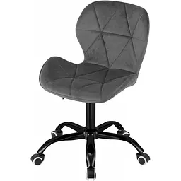 Офісне крісло GT Racer B-30 Velvet Dark Gray [123074] - мініатюра 5