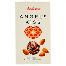 Цукерки шоколадні Любімов Angel's kiss молочні з мигдалем 100 г - мініатюра 2