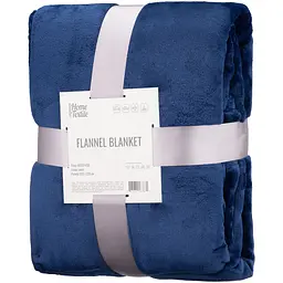 Плед Ardesto Flannel 200x220 см 100% поліестер синій pbe0050455