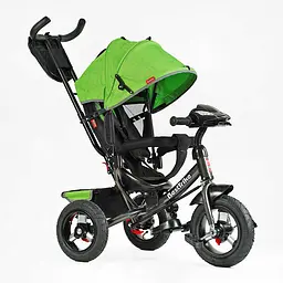 Велосипед Best Trike, надувні колеса, переднє 29 см, заднє 26 см, фара з USB, пульт 3390/34-820