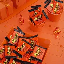 Шоколадна цукерка Reese's Thins Dark Chocolate Peanut Butter Cups Candy 1шт - мініатюра 5