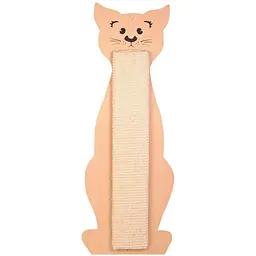 Дряпка Trixie для котив у форми кота з сизалю и котячою м'ятою 21 х 56 см бежева