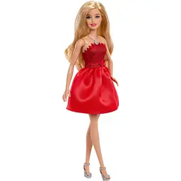 Лялька Barbie Ruby Red у стильній сукні (JGD25) - мініатюра 2