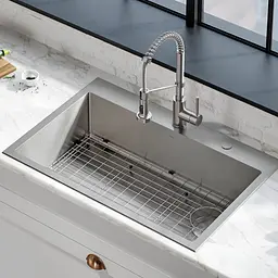 Комплект кухонний Kraus Loften KCH-1000, Нержавіюча сталь - мініатюра 5