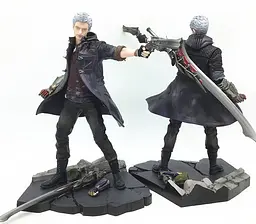 Фігурка ARTFX Неро мисливець на демонів Диявол може плакати Devil May Cry Nero 28 см game DMC  27.22 - мініатюра 7