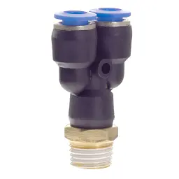 Штуцер цанговий (Y-подібний) Ø6 мм МТ 1/4" SIGMA (7027771) - мініатюра 4