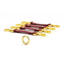 Набір Bdsm Валіза Бажаний червоний шкіряний Kinky Tools Set Upko - мініатюра 4