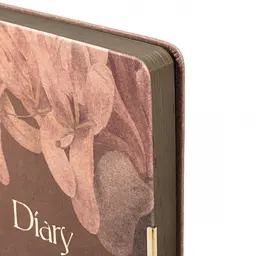 Щоденник діловий Leo Planner 2027 Bloom А5 твердий 368 сторінок коричневий (252766) - мініатюра 2