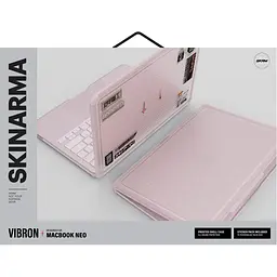 Пластикова накладка (верх і низ) Skinarma Vibron для Apple MacBook Neo 13" A3404 2026 рожева (SK-MBNEO13-VIBBLH) [175141] - мініатюра 4