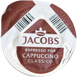 Кава мелена в капсулах Jacobs Tassimo Cappuccino 260 г   - мініатюра 3
