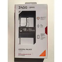 Протиударний чохол Gear4 Crystal Palace D3O для Samsung Galaxy S21 FE (6.4") Прозорий (702008379) - мініатюра 6