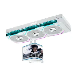 Система рідинного охолодження Lian Li Hydroshift II OLED Curved 360 TL, White (G89.GHS2OLDC36TW.00)