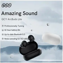 Навушники QCY Arc Buds Lite T27 чорні - мініатюра 2