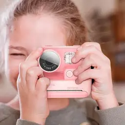 Дитяча цифрова фотокамера Polaroid HOCO DV200 миттєвого друку з термопринтером 48 МП 800 мАч Рожевий - мініатюра 5