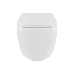 Унітаз підвісний Qtap Gemini безободковий з сидінням Soft-close QT2533076EUQW, Білий - мініатюра 5
