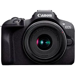 Бездзеркальний фотоапарат Canon EOS R100 Kit RF-S 18-45mm F/4.5-6.3 IS STM (6052C034) UA [92193]