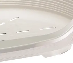 Пластиковий лежак для собак і котів Ferplast Siesta Deluxe 2 білий 49×36×17,5 см 70202911 - мініатюра 5
