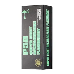 Ліхтарик Flashlight W508 Type-C / USB A 3000 mAh Чорний - мініатюра 2