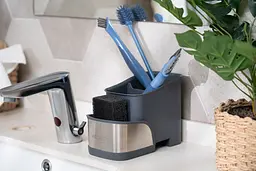 Органайзер для щіток Ardesto Minimalism 15 х 10 х 13.5 см сірий (ARHB3101GS) - мініатюра 12