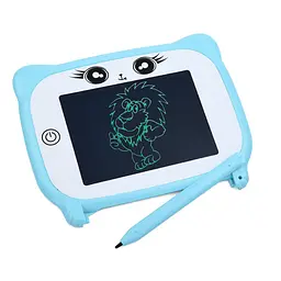 Дитячий розвиваючий LCD планшет Bambi для малювання KS666-1Blue 4,4 дюйми, на батарейці