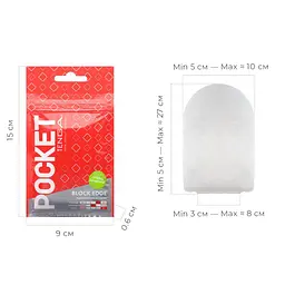 Мастурбатор Tenga Pocket Block Edge - мініатюра 2