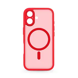Чехол для Apple iPhone 17, Lush MagCase, красный, противоударная панель-накладка из TPU и PC, полупрозрачный чехол с MagSafe (с магнитом), с защитой камеры, поддержка беспроводной зарядки, защита всего корпуса, ArmorStandart (ARM87486)