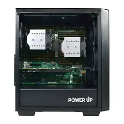 Двопроцесорна робоча станція Power Up #370 AMD EPYC 7551 x2/64 GB/SSD 512 Gb/NVIDIA Quadro M4000 8 Gb - мініатюра 2