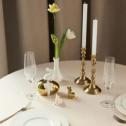 Статуетка декоративна MBM HOME Апельсиновий кролик біла (DH-ST-41 WHITE) - мініатюра 11