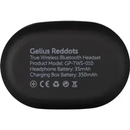 Навушники TWS Gelius Pro Reddots Black GP-TWS010 (82297) UA - мініатюра 7