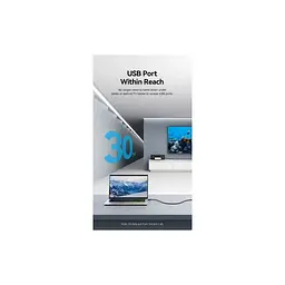 Дата кабель USB 2.0 AM/AF 10.0m Active black Vention (CBKBL) - мініатюра 4