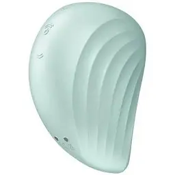Вакуумний кліторальний стимулятор із вібрацією Satisfyer Pearl Diver М'ятний - мініатюра 4