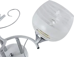 Люстра декоративна V XA1250/3 White+Chrome на 3 плафони - мініатюра 4