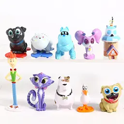 Іграшки фігурки з мультфільму Дружні Мопси 12 шт Puppy Dog Pals