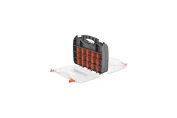 Органайзер для зберігання дрібних деталей з ручкою Intertool BX-4005 15" 2-в-1 380 х 290 х 80 мм - мініатюра 4