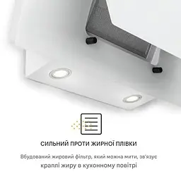 Витяжка кухонна Klarstein Sabia 600 м3/год 90 см (10032294) - мініатюра 2