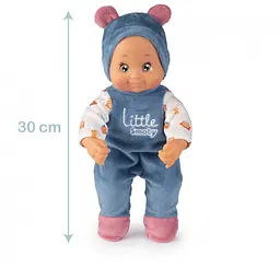 Коляска Smoby Toys Little для прогулянок 3 в 1 з пупсом синя (140308) - мініатюра 2