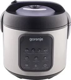 Мультиварка Gorenje 476Вт міні 2л 5 програм метал/пластик чорний - мініатюра 3
