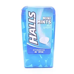 Льодяники Halls Mini mints М'ята 12 г (770123) - мініатюра 2