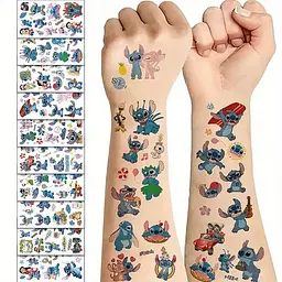 Дитячі тимчасові тату Fresh Tattoo Ліло та Стіч lilo-stich-tattoo-10, 12х7 см - мініатюра 2