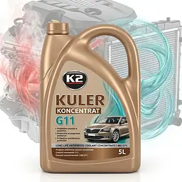 Антифриз концентрат K2 Kuler Long Life -80 Синій G11 5 л (T215N)
