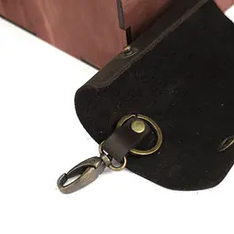 Подарунковий набір чоловічий в коробці Handycover №46 (коричневий) ключниця, обкладинка на документи і паспорт - мініатюра 7