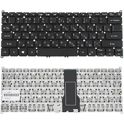Клавіатура для ноутбука ACER (AS: SF314-54) rus, black, без фрейма (оригінал) - мініатюра 2